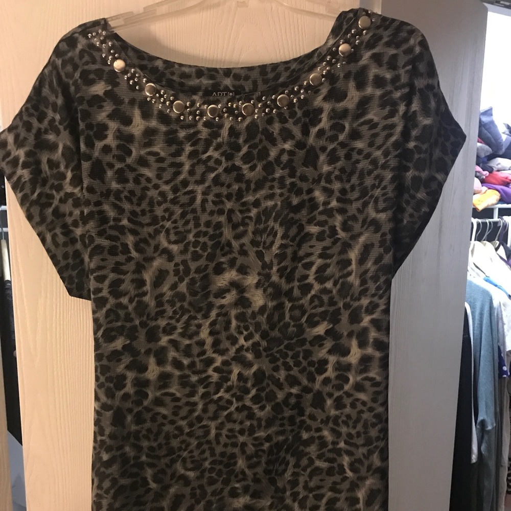 Leopard print blouse